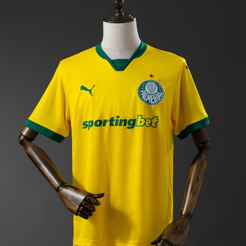 Camisa masculino Palmeiras Amarela 25/26