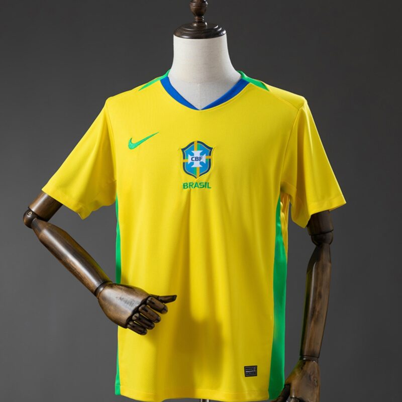 Camisa masculino Brasil amarela 25/26