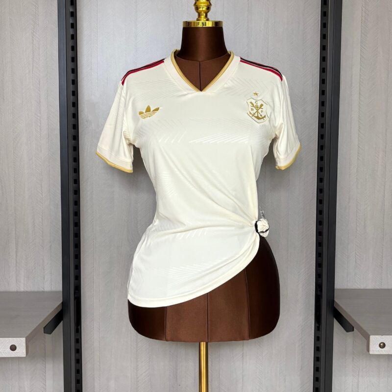 Camisa Feminina Flamengo Bege 25/26