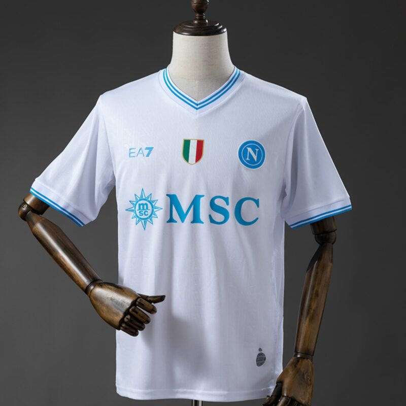 Camisa masculino Napoli Branca 25/26