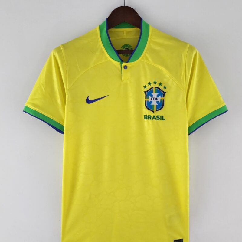 Camisa masculino Brasil amarela 2022