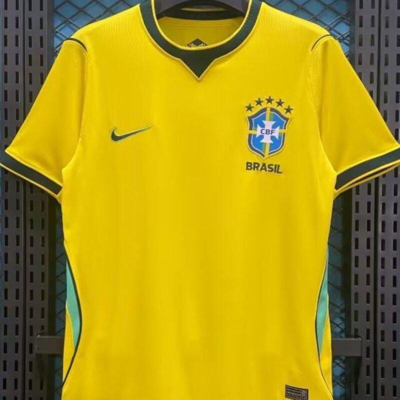 PRÉ-VENDA Camisa masculino Brasil amarela 26/27